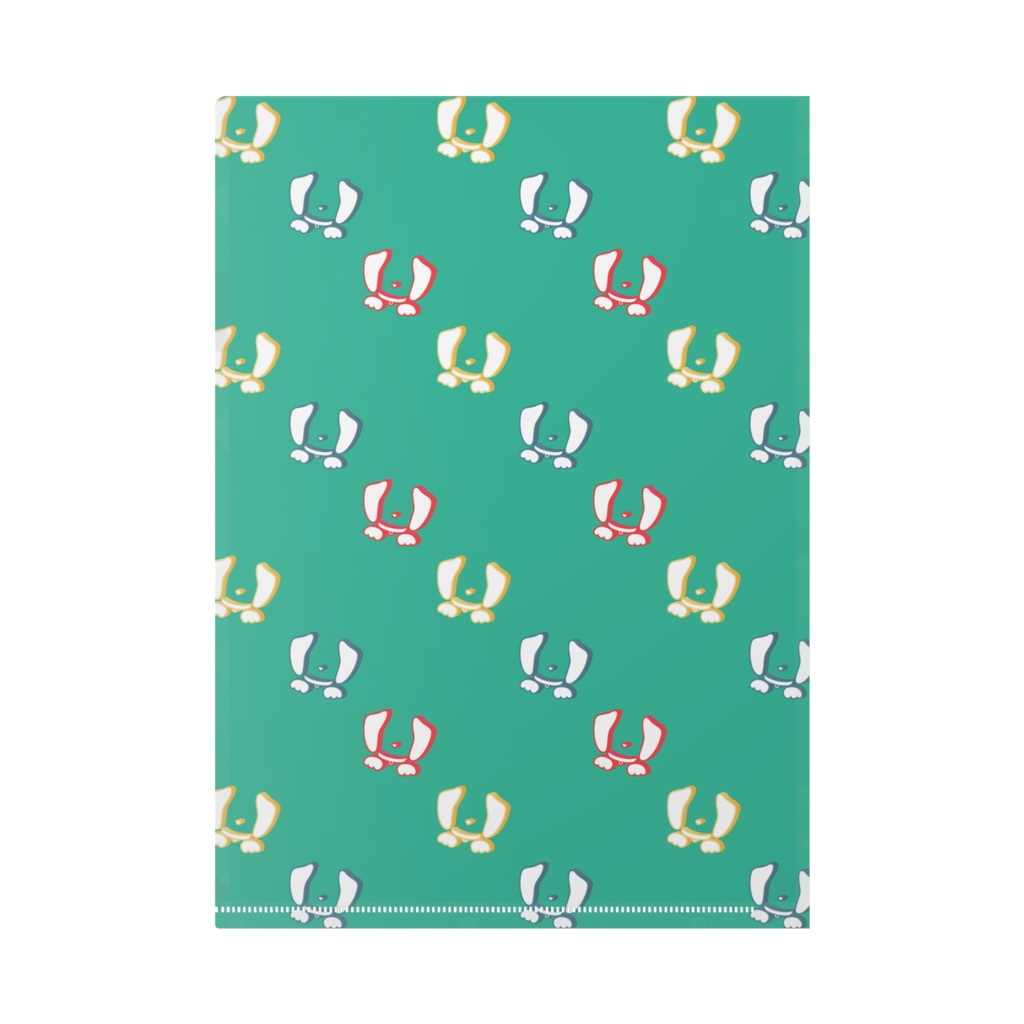 立体サブスク クリアファイル 2色