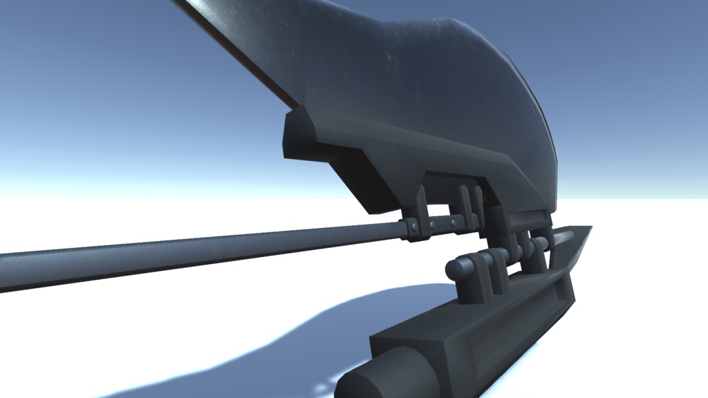 アダラズマライト硬分子ハルバード【SFファンタジー風斧槍】