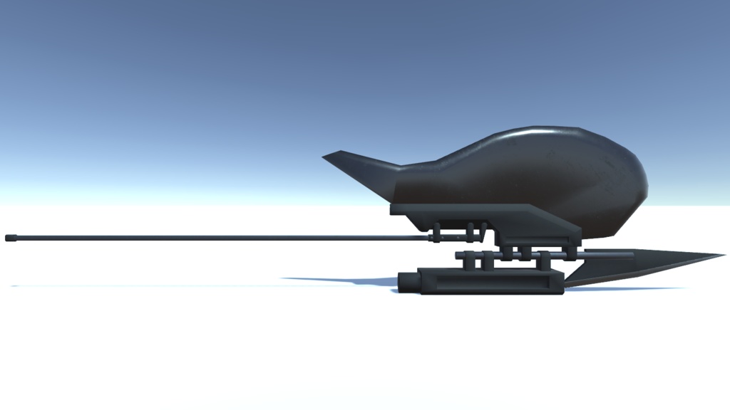 アダラズマライト硬分子ハルバード【SFファンタジー風斧槍】