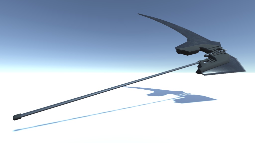 アダラズマライト硬分子サイズ【SFファンタジー風大鎌】