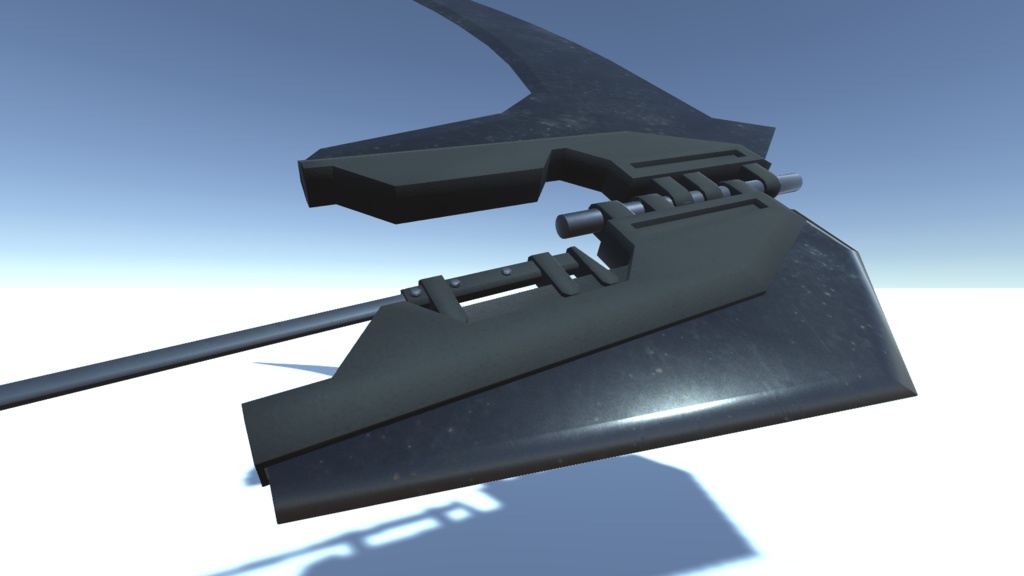 アダラズマライト硬分子サイズ【SFファンタジー風大鎌】