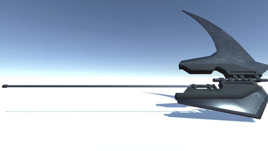 アダラズマライト硬分子サイズ【SFファンタジー風大鎌】