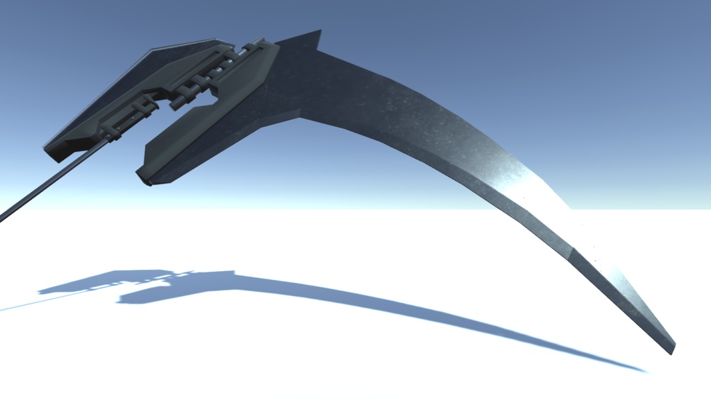 アダラズマライト硬分子サイズ【SFファンタジー風大鎌】