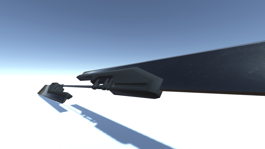 アダラズマライト硬分子ツインブレード【SFファンタジー風対剣】