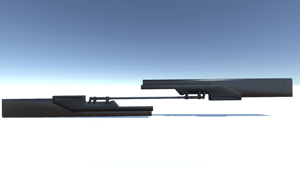 アダラズマライト硬分子ツインブレード【SFファンタジー風対剣】