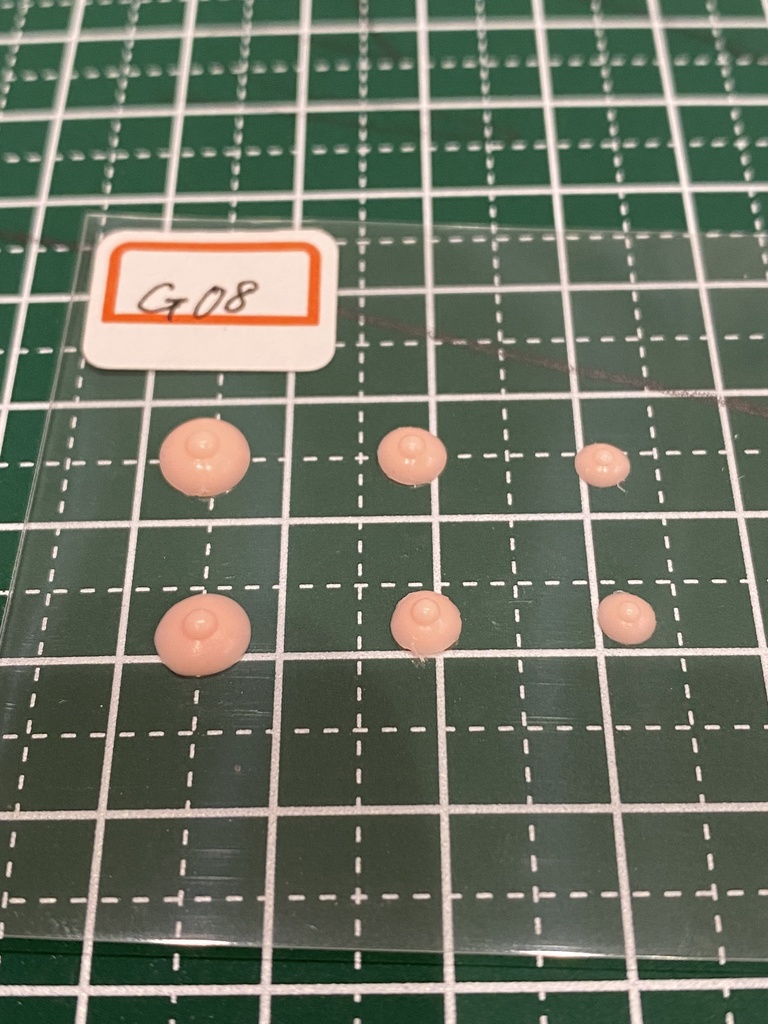 感謝セール! ふぇちらぼ 乳首 G08 Doll改造 メガミ 人肌スキン チェスト 乳パーツ Soft Skin