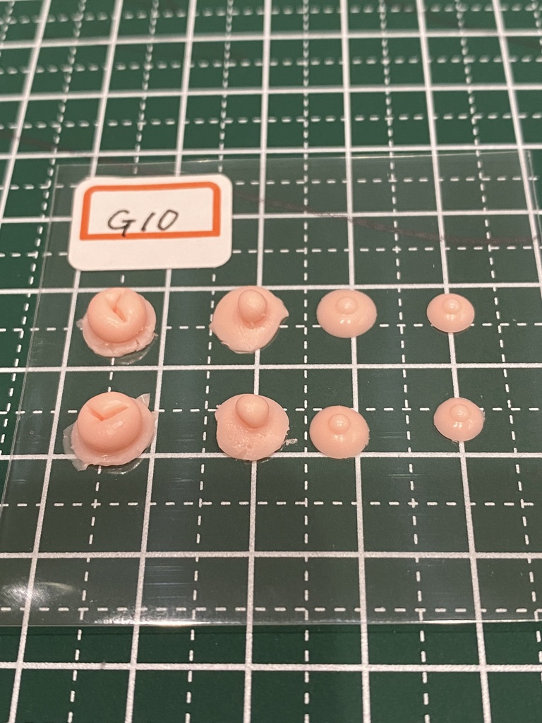 感謝セール！ ふぇちらぼ 乳首 G10 Doll改造 メガミ 人肌スキン チェスト 乳パーツ Soft Skin
