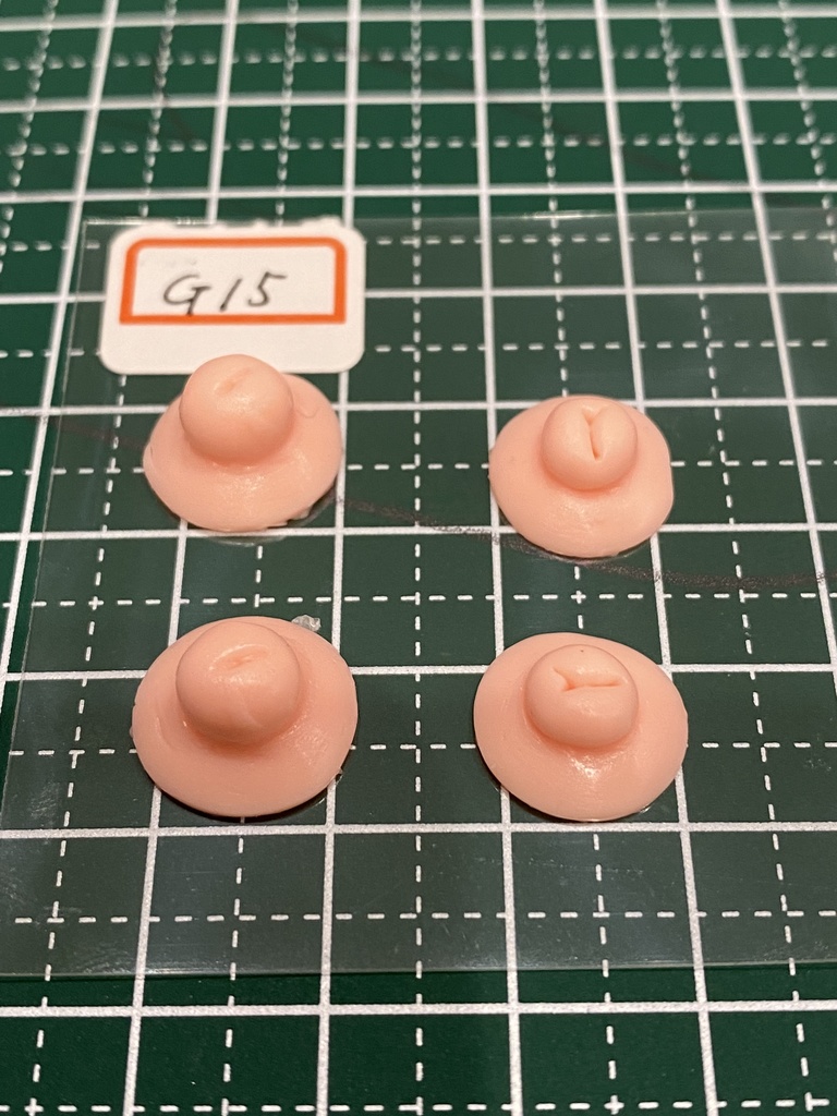 感謝セール! ふぇちらぼ 特価! 盛り乳首 G15 Doll改造 メガミ 人肌スキン チェスト 乳パーツ Soft Skin