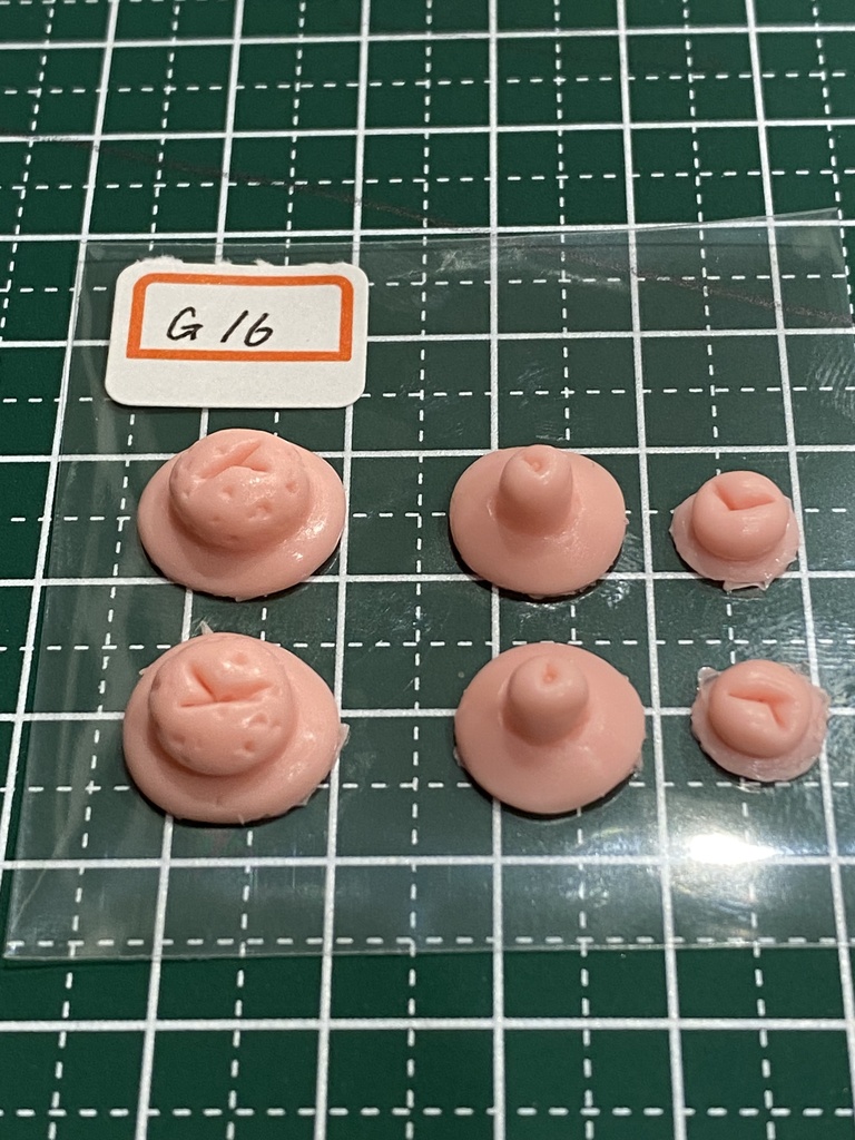 感謝セール! ふぇちらぼ 盛り乳首 G16 Doll改造 メガミ 人肌スキン チェスト 乳パーツ Soft Skin