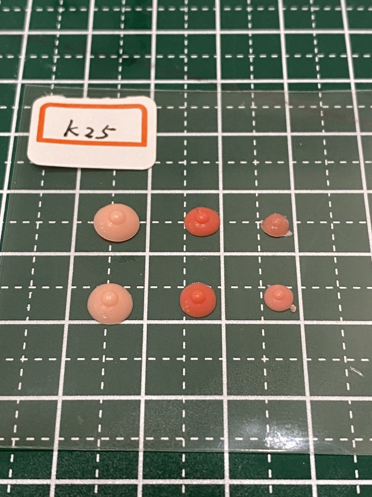 ふぇちらぼ 乳首 k25 Doll改造 メガミ 人肌スキン チェスト 乳パーツ Soft Skin