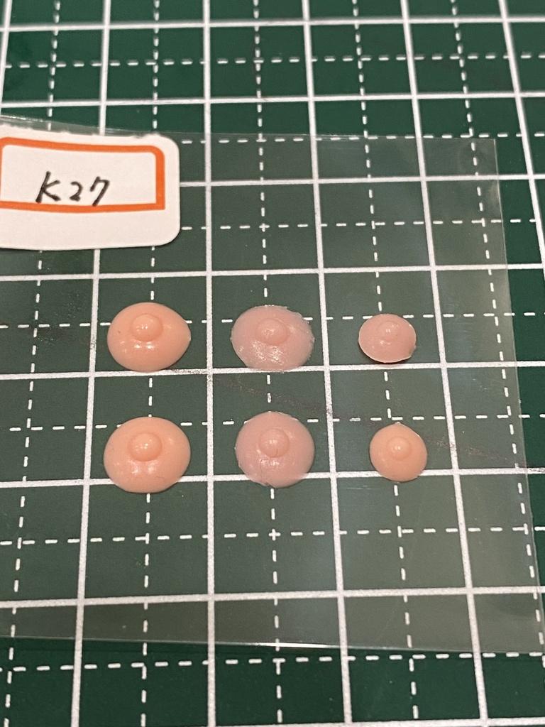 ふぇちらぼ 乳首 k27 Doll改造 メガミ 人肌スキン チェスト 乳パーツ Soft Skin