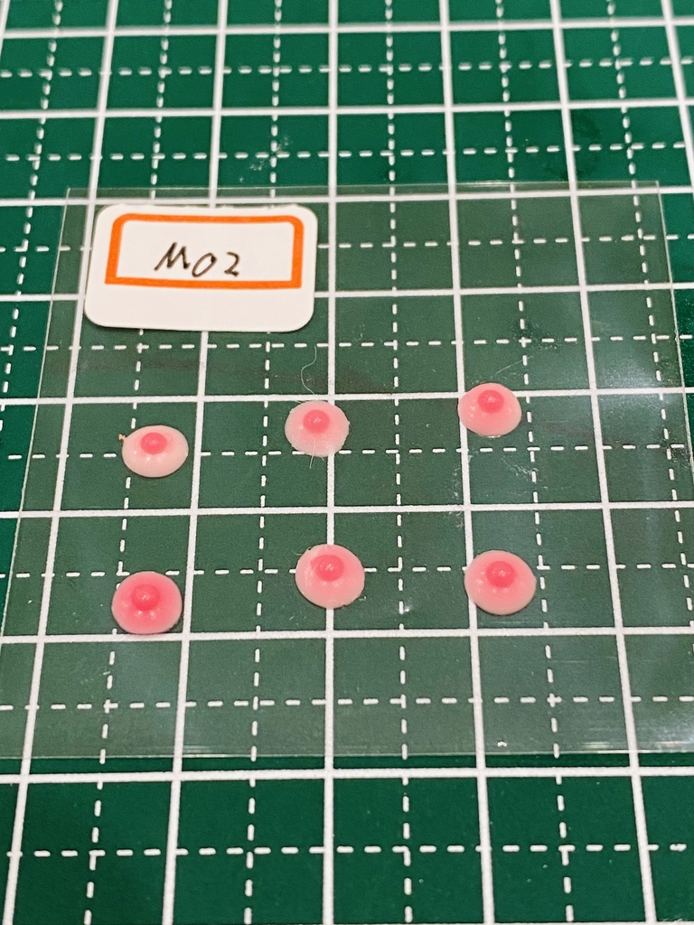 ふぇちらぼ グラデーション乳首 M02 Doll改造 メガミ 人肌スキン チェスト 乳パーツ Soft Skin