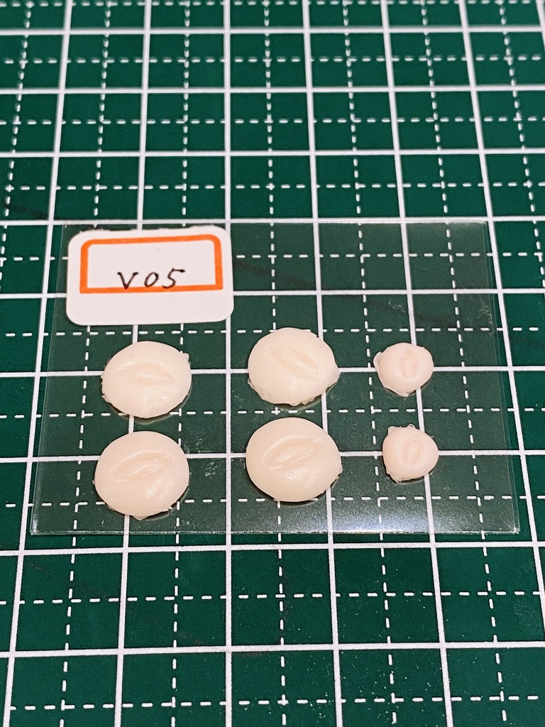 ふぇちらぼ 乳首 V01-05 Doll改造 メガミ 人肌スキン チェスト 乳パーツ Soft Skin