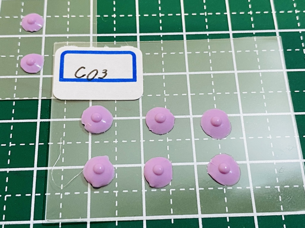 ふぇちらぼ 乳首 サキュバス C01-03 Doll改造 メガミ 人肌スキン チェスト 乳パーツ Soft Skin