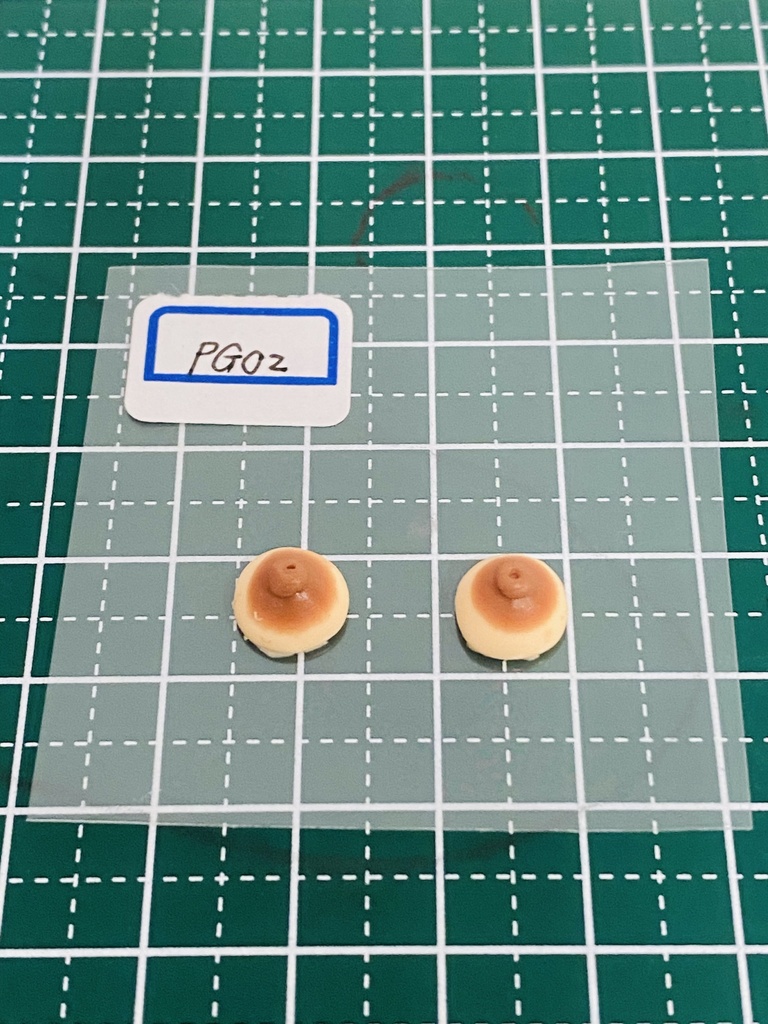 ふぇちらぼ グラデーション パフィー乳首 PG01-03 Doll改造 メガミ 人肌スキン チェスト 乳パーツ Soft Skin