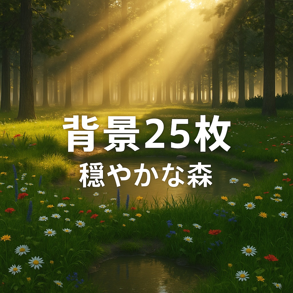 『背景25枚』 穏やかな森 『ゲーム/TRPG/CoC/ココフォリア』