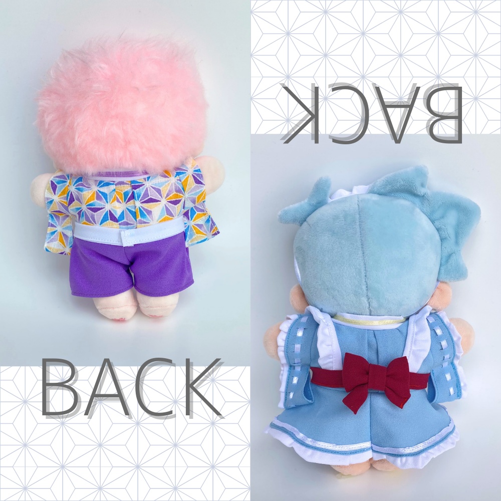 募集企画採用デザインぬい服型紙【テーマ:和風ロリータ*パンツタイプに変更可】