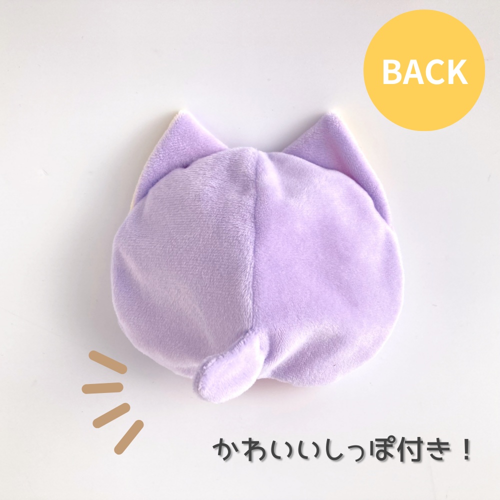 ねこちゃんに食べられるかぶりもの型紙【頭囲約28cm用】