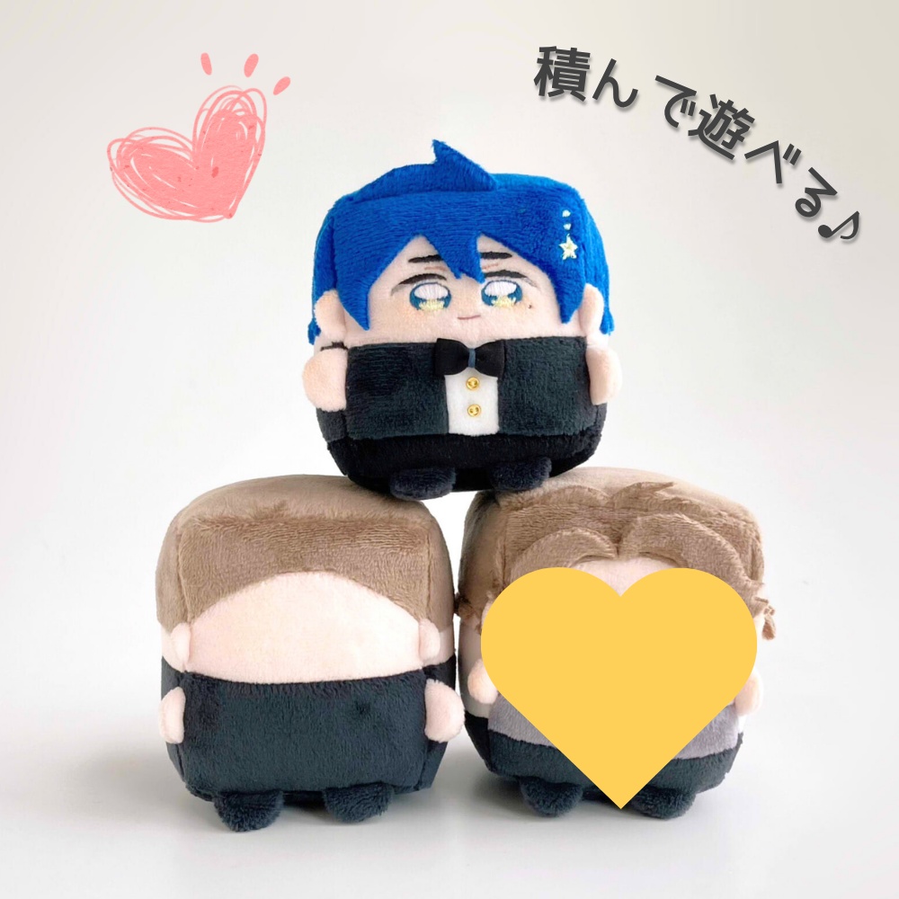 キューブ型ぬいぐるみ型紙【DL販売・作り方動画あり】