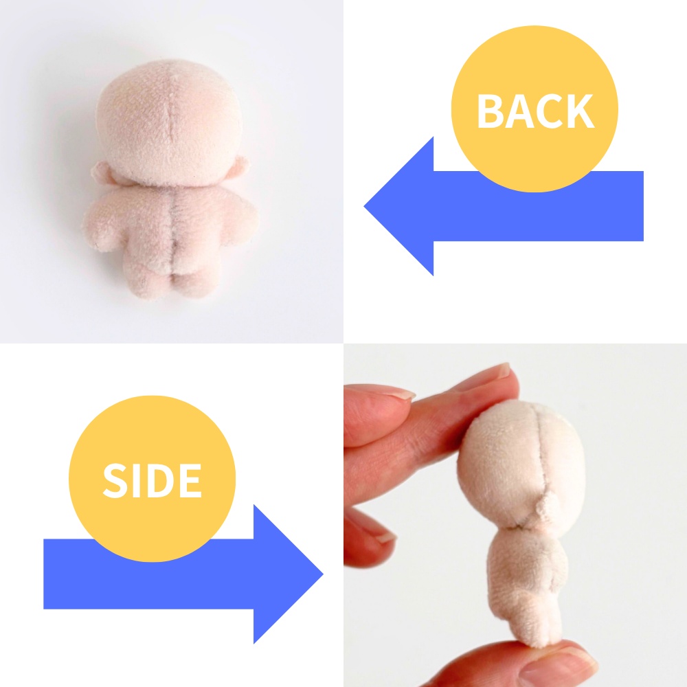 【先行販売】ちんまり5cmぬいぐるみ型紙DL販売
