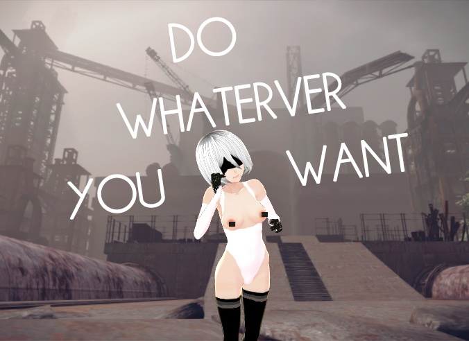 2B NIER MODEL + BODY TEXTURE 【VRoid and VRM】ニーア オートマタ