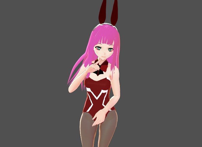 ZERO TWO bunny ゼロツー【VRoid and VRM】+ Texture