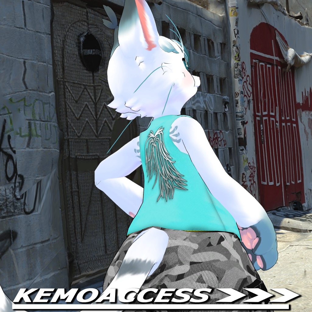 VRC想定 - ニャンクル(Nyancle)用衣装 - Bomber Jacket