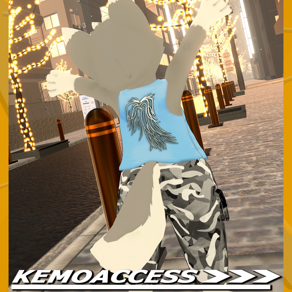 VRC想定 - アルフィー用衣装 - BOMBER JACKET