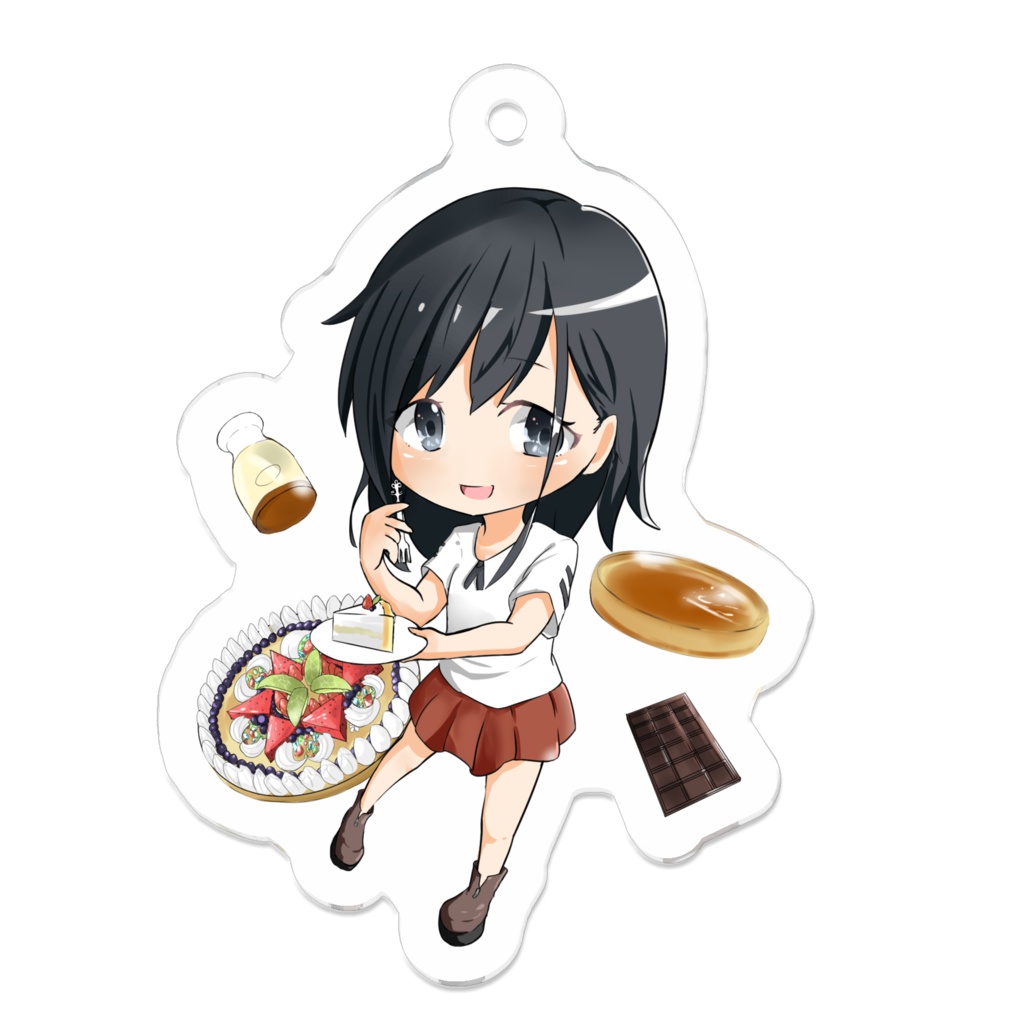 アクリルキーホルダー - 50 x 50 (mm)