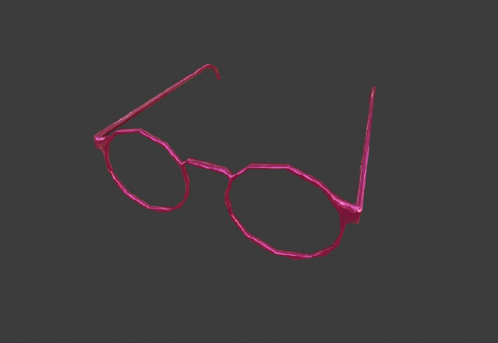 シンプルめがね　