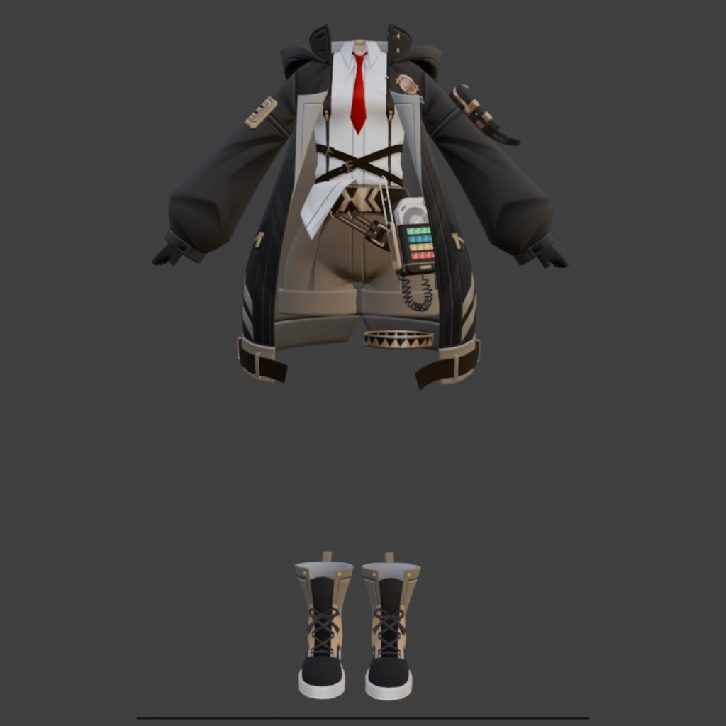 【3D衣装モデル】set8