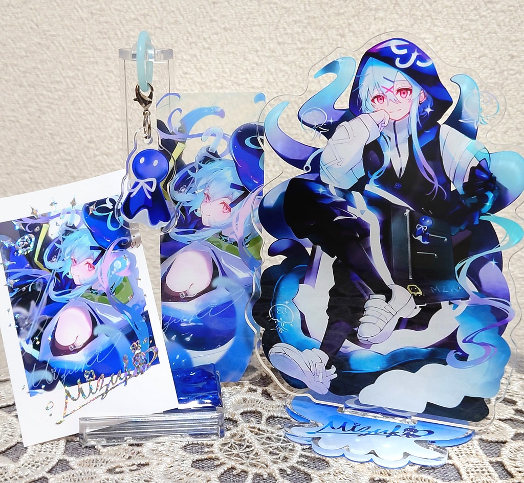 【受注生産】ミヅキアクスタ/アンブレラマーカー&箔押しチェキ(再販予定あり)