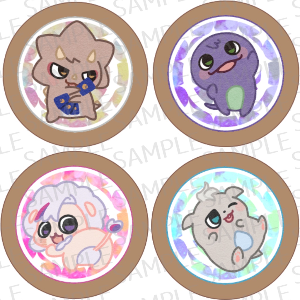 ろふまる木製ストラップ