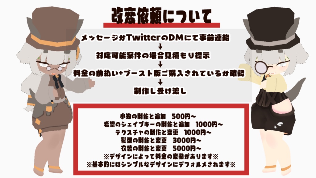 オリジナルアバター Cafe Milk 無料版あり