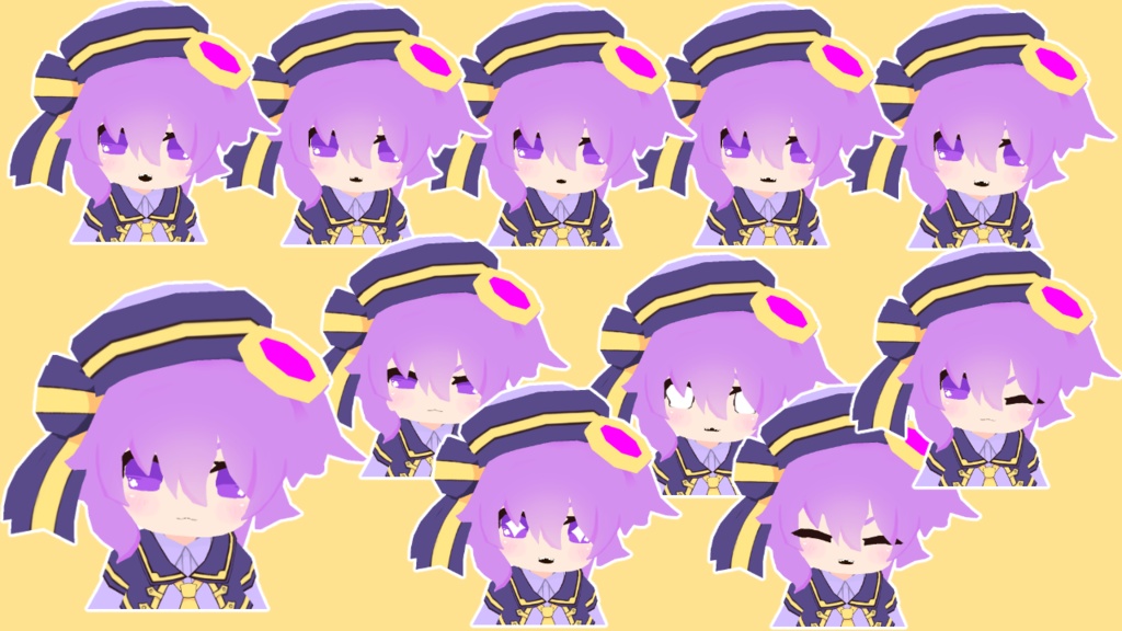 VRMひるがおちゃんclusterアイコン対応