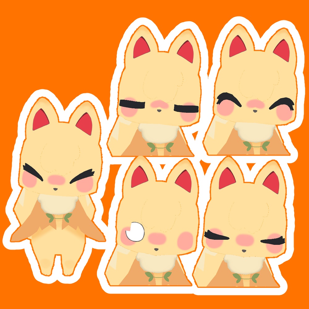 VRM おきつねちゃん cluster対応