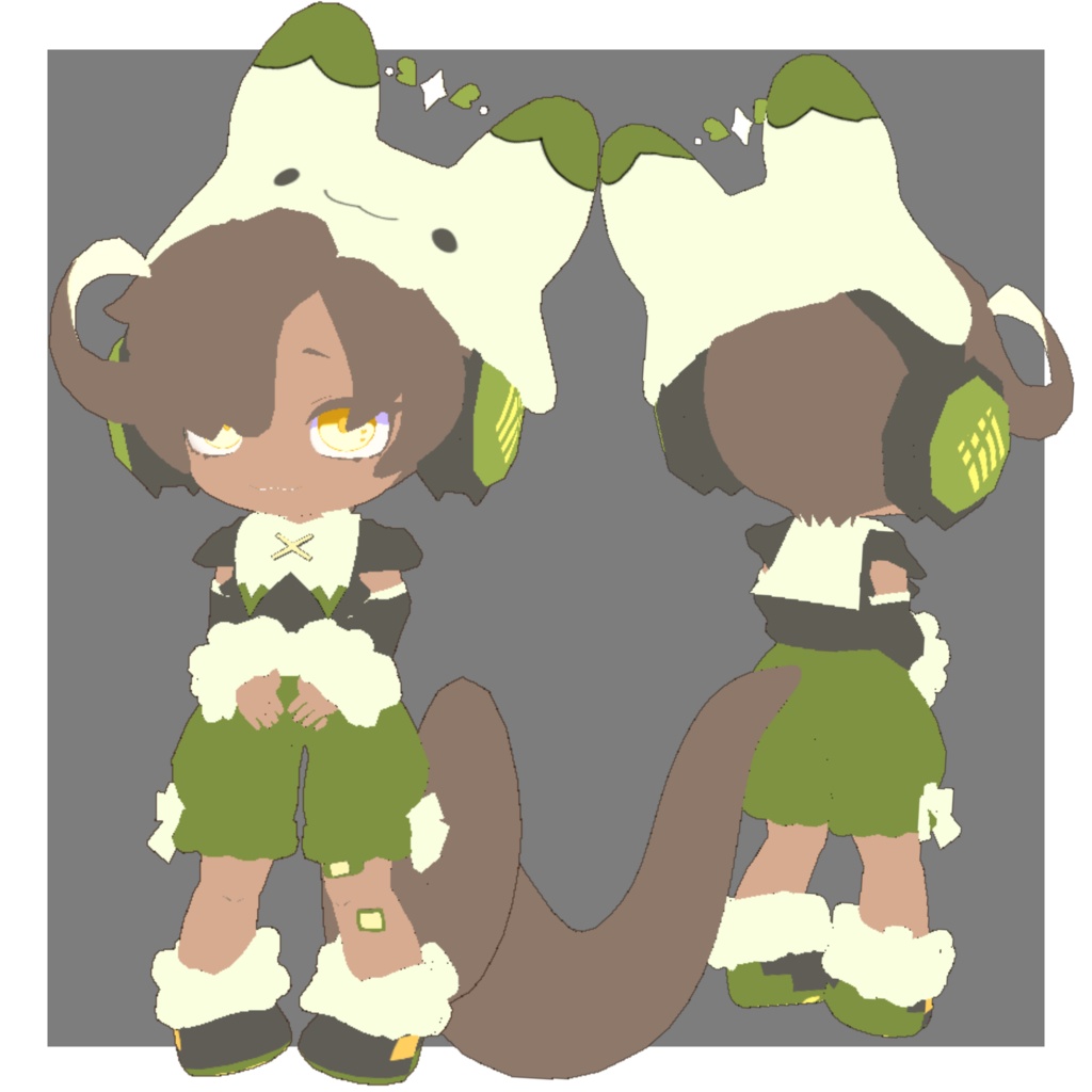 UTAU 夕音コウ(YOUNEKO)-Mini- VRM