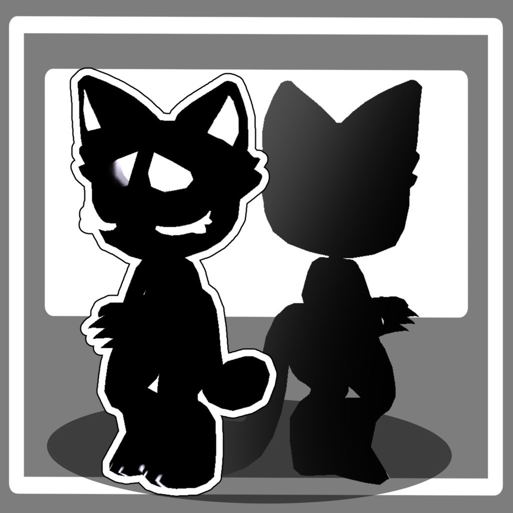 VRM ねこかぶりverちび オリジナル3Dモデル