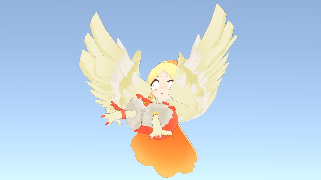 VRM 飛べない鳥のぱんぷきん(幼体)-Mini- オリジナルアバター