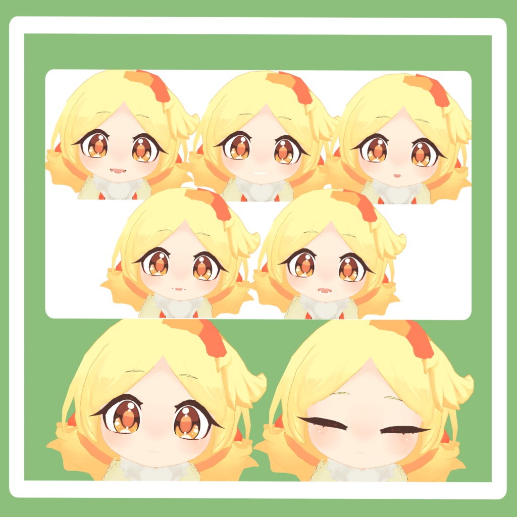 VRM 飛べない鳥のぱんぷきん(幼体)-Mini- オリジナルアバター