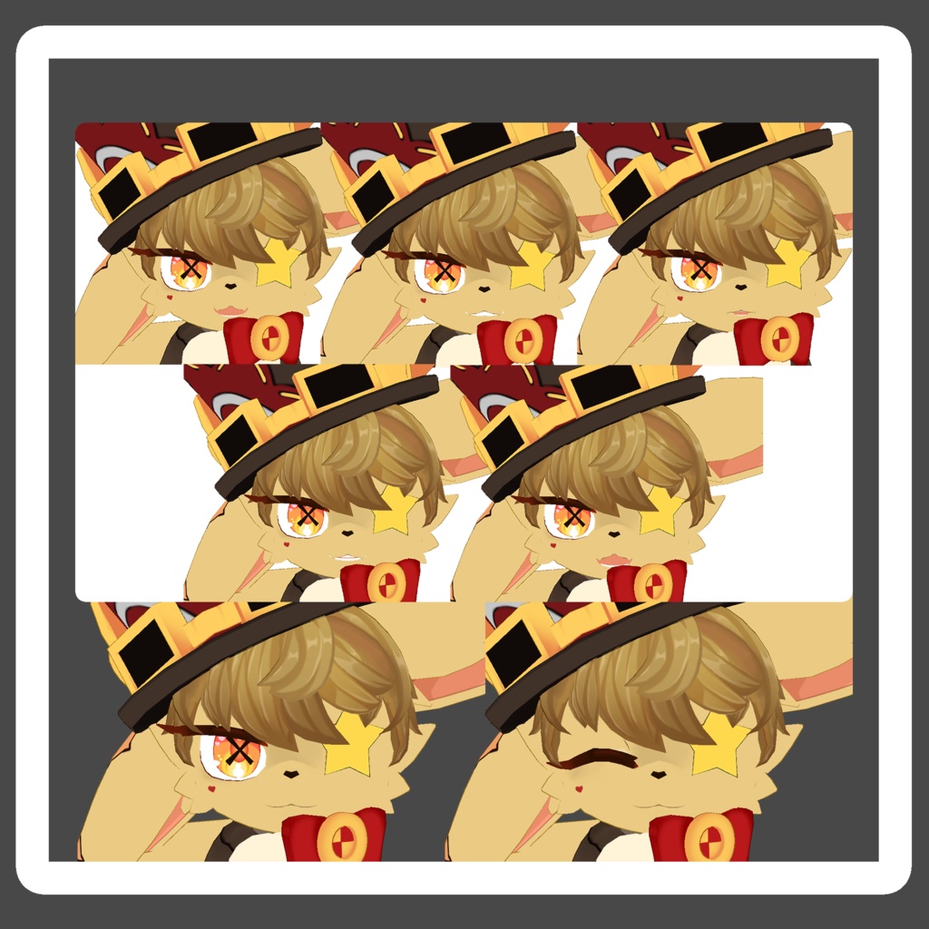 UTAU獣人 ボタン太クルミヤキ吉行 3Dモデル