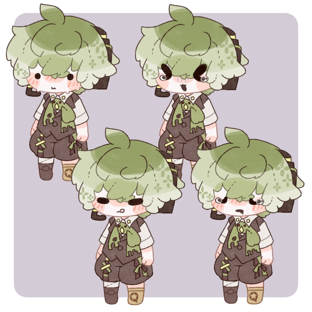 鳩音ぼん太 公式立ち絵