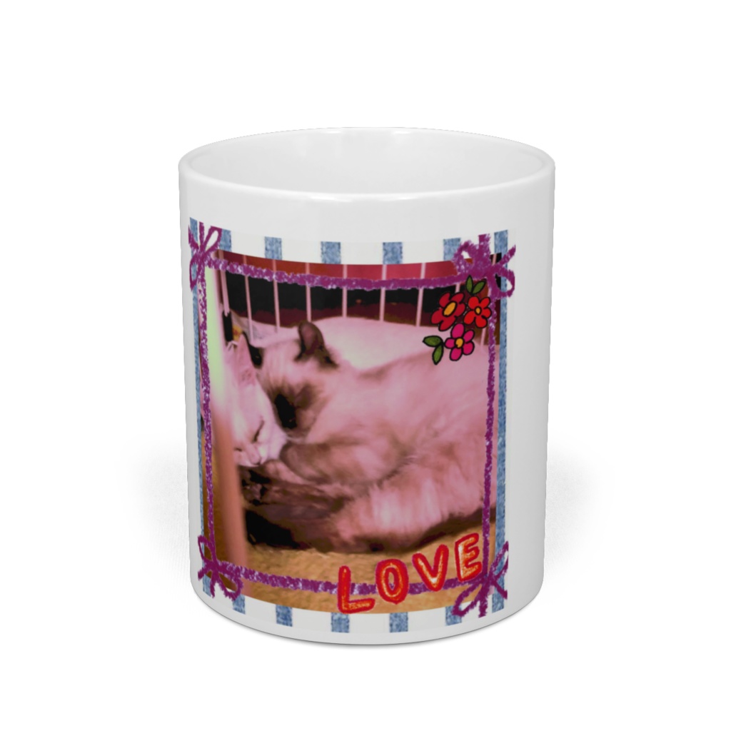 にゃんこ🐱ラブラブマグカップ