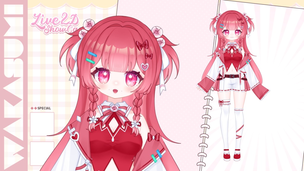 【live2d モデル】<烤夭花>