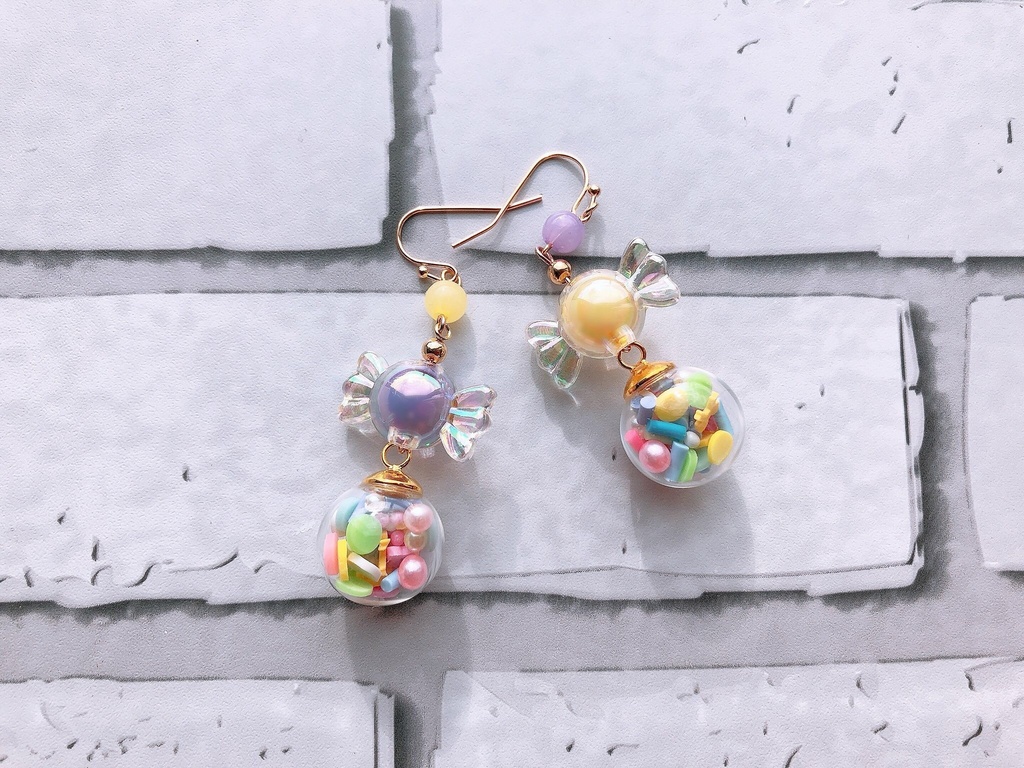 甘い甘い飴玉ピアス/イヤリング