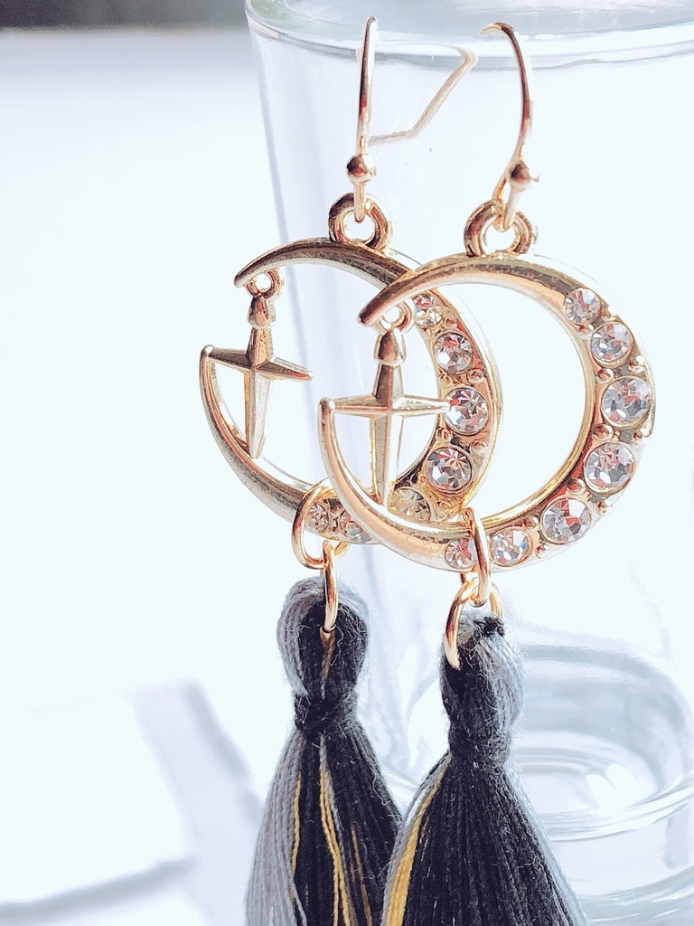 星眺め笑って行こうかなピアス/イヤリング