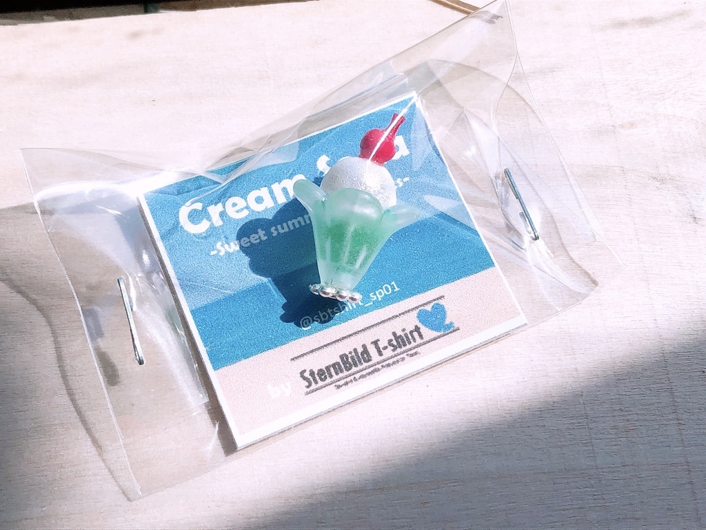 ミニチュア推し色クリームソーダ