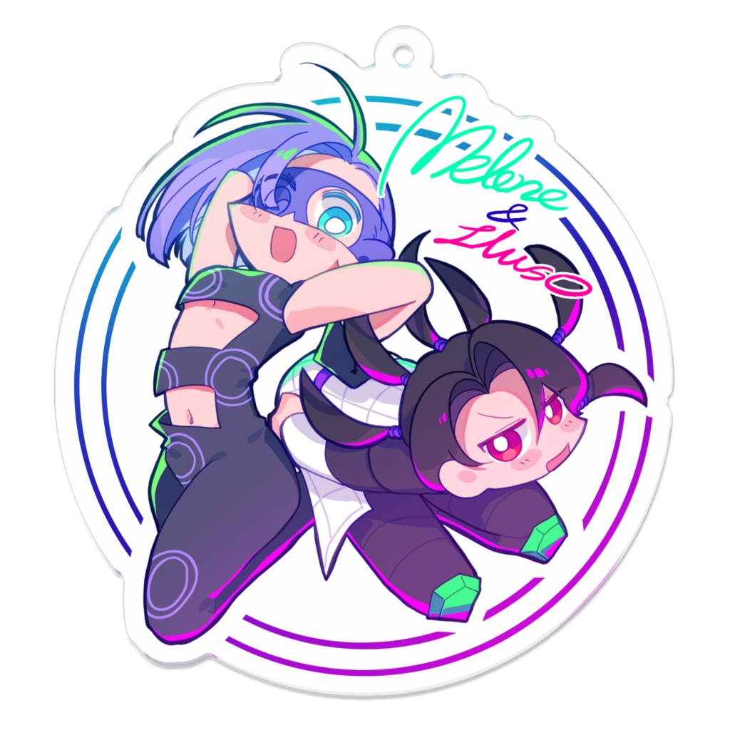 メローネ＆イルーゾォ アクリルキーホルダー