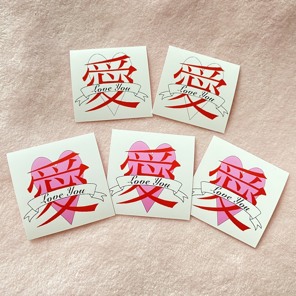 オリジナルステッカー LOVE