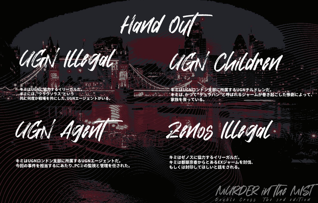 Dx3rd『MURDER in the MIST』ver1.2